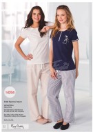 Pierre Cardin Bayan Yazlık Patlı Pijama Takımı 14204