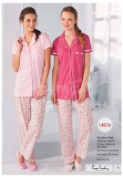 Pierre Cardin Bayan Boydan Patlı Pijama Takım 14074