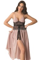 Bondy Dantelli Şifon Gecelik 3005