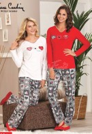 Pierre Cardin Yuvarlak Yaka Pijama Takım 8804