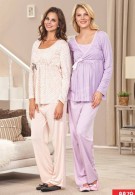 Pierre Cardin Hamile Puanlı Pijama Takım 8879