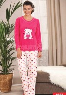 Pierre Cardin Polar Patlı Ayıcıklı Pijama Takım 8883
