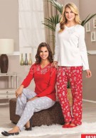 Pierre Cardin V Yaka Pijama Takım 8838